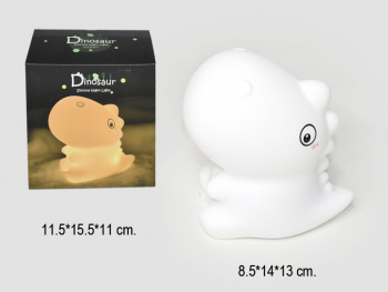 Ночник настольный арт. 142-LJC Динозавр меняет цвет с USB 1шт. в кор./100шт./