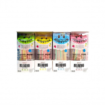 Конфета арт. 700488 Кислые фруктовые трубочки вкусы микс 30 г в пак. 20 шт. в кор.'#