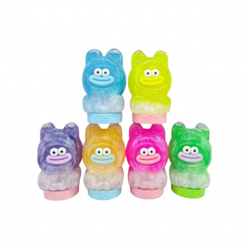 Лизун арт. 19-5 Банка "Зайка улыбака" 265 г 11*6 см (12 шт.) шоубокс