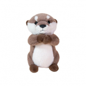 им Выдра арт. 209105 Коричневая 25 см магнитные лапки в пак.