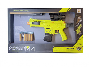 Оружие арт. 826A Автомат с прицелом, мягкими пулями в кор.•