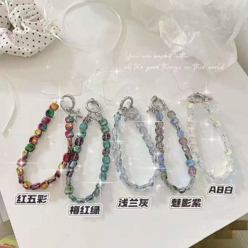 Брелок-подвеска арт. 209417 Прозрачный 1 шт цвета микс в пак.