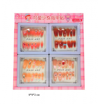 Набор для маникюра арт. CR-1 Ногти накладные ассорти 1шт. в кор. (12 шт.) упаковка_