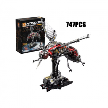Конструктор арт. 13104 Механический комар 747 дет. в кор._