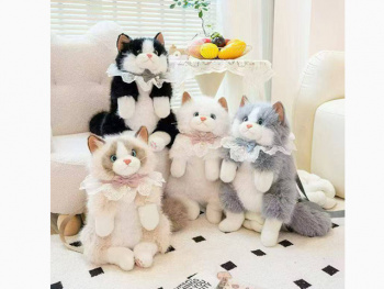 им Рюкзак арт. М1017-9/209066 Кошка в кружевном воротнике мяукает, аромат., цвета микс 1 шт. в пак.