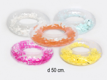 Надувн. круг арт. 1214-5 Перья 50 см в пак._/300шт./