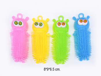 Мяч Антистресс арт. 2210-3-19 Гусеница-монстр (12 шт.) в кор.=