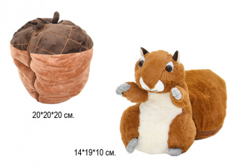 им Белка арт. 251013-802-209 Коричневая в орехе 20 см в пак.