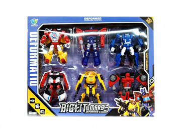 Трансформер арт. 788-25 Робот Набор 6 в 1 шт. в кор.=