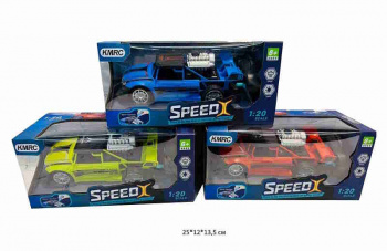 Машина на р/у арт. 552A Спорткар цвета микс свет, пар в кор.•