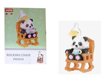 Конструктор арт. 6935 Микро Панда Ночник свет. 1288 дет. в кор.=