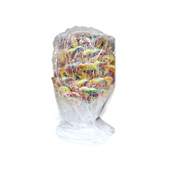 Конфета арт. 520968-1 Карамель "Сердце радужное" на палочке 60 шт. на подставке*