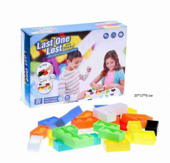 Конструктор арт. 326 Блоки 20 дет. в кор.~