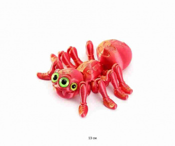 Фигурка 3Д арт. 1405-209 Паук подвижный 4 глаза 13 см в пак.=