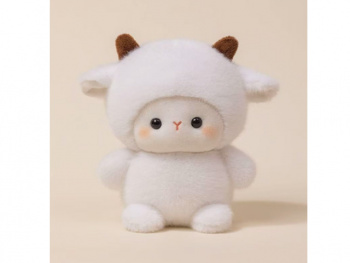 им Барашек арт. YE250909-1-2/251025-2-1 Белый розовые щечки 16 см в пак.)