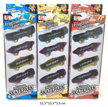 Скейтик арт. 998-4 Пальчиковый Набор 4 шт. в кор._/144 шт./