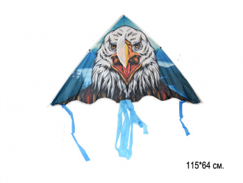 Воздушный змей арт. 1421-5 Орел 115 см на синем в пак.=