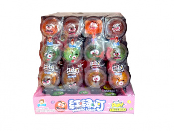 Конфета арт. 431889/431872 Желейная "Светофор" с шипучкой внутри 48 г 20 шт. упаковка'