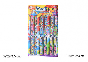 Скейтик арт. 336-131 Пальчиковый на листе 24 шт.=