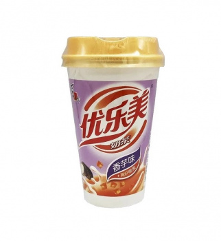 Напиток арт. 203170 Молочный чай со вкусом Таро 80 г в стакане'