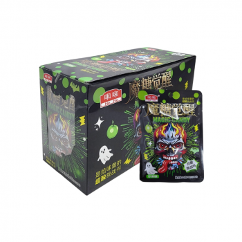 Конфета арт. 851784-4 Кислая "Зомби" Яблоко 24 г 20 шт. в кор.,