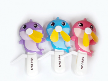 Вентилятор арт. F66-C Акуленок цвета микс 1 шт. в пак. (12 шт.) шоубокс)