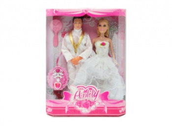 ПУ_Кукла арт. 1201-12" Жених+невеста  в кор.
