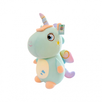 им Единорог арт. 209381 Голубой сидит 70 см в пак.