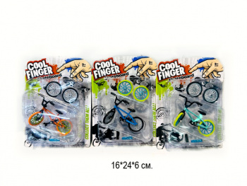 Велосипед арт. 8861-1 Пальчиковый и колеса на листе• /288 шт./