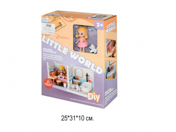 Дом для кукол арт. 8971-A "Комната девочки с собачкой "_/24шт./