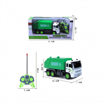 Мусоровоз на р/у арт. 838-787 Свет. в кор. 31,9*12,2*14,7