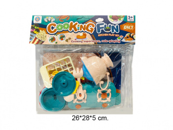 Набор посуды арт. 1697 С плитой в пак.•