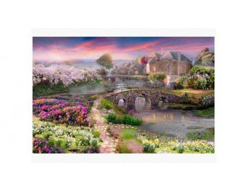 Картина по номерам арт. RA73652 Дом у моста 40*50 в кор.