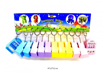 Брелок арт. KZ002 Игровой автомат цвета микс 12 шт. в пак._