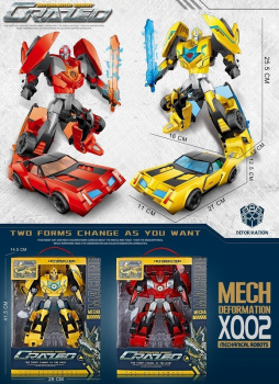 Трансформер арт. W8826D Робот-машина цвета микс в кор. 41,5*14,5*29