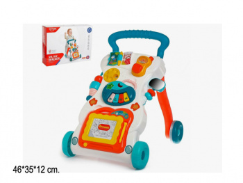 Каталка ходунки арт. HE0819 Для малышей развивающая в кор._