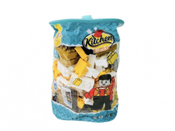 Конструктор арт. HJ-35003D Блоки "Построй свою кухню" 95 дет. в сумке•