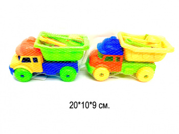 Песочный набор арт. 726-51 Грузовик, инструменты, фигурки 6 предм. в сет._/192 шт./