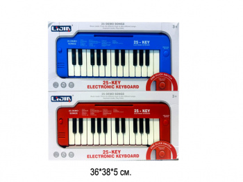 Синтезатор арт. 328-59 Цвета микс на батар. в кор.•