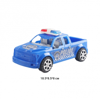 Машина инерц. арт. 168B Пикап полиция в пак. 18,5*8,5*8