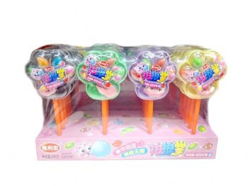 Жевательная резинка арт. 432923 Набор "Лапка" с мармеладом 12 г 20 шт. упаковка#